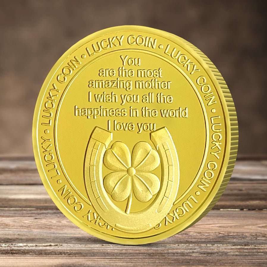 Lucky Coin Mother's Day Badge