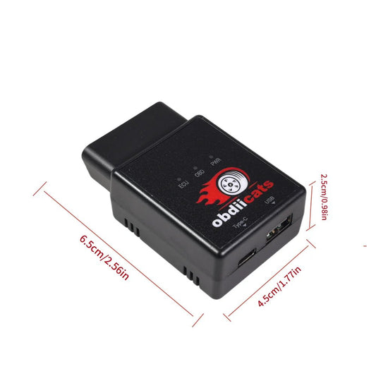 SXT- obdiicats OBD 2IN1 With Fast Charger For Benzine&Diesel Cars Increase Power Upgraded From HK-V3 Fuel Saving Chip Tuning Box